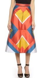 Ostwald Helgason Patchwork Mikado Skirt at Shopbop