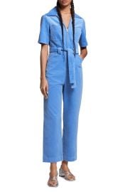 Other Stories Belted Short Sleeve Corduroy Jumpsuit at Nordstrom