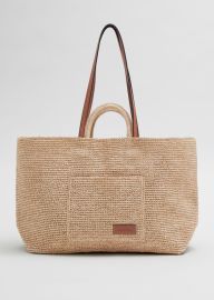 Other Stories Large Woven Straw Tote at & Other Stories