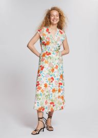 Other Stories Printed Midi Wrap Dress at & Other Stories