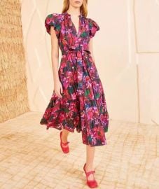 Ottilie Dress in Hibiscus at eBay