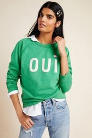 Oui Sweatshirt by Clare V. for Anthropologie at Anthropologie