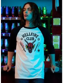 Our Universe Stranger Things Hellfire Club Raglan T-Shirt  Hot Topic at Hot Topic