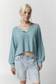 Out From Under Erin Slouchy Henley Top at Urban Outfitters