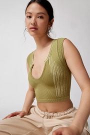 Out From Under Go For Gold Seamless Printed Top at Urban Outfitters