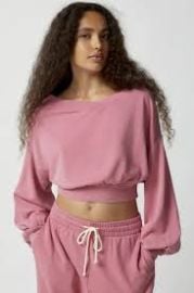 Out From Under Good Days Cropped Sweatshirt at Urban Outfitters