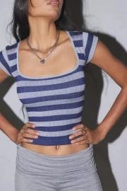 Out From Under Seamless Striped Tee at Urban Outfitters