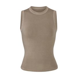 Outdoor Crew Neck Tank - Desert at SKIMS