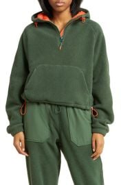 Outdoor Voices Fleece Half Zip Hoodie at Nordstrom