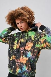 Outer Space Wash Drawstring Hoodie at Forever 21