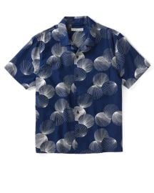 Outerknown The BBQ Shirt in Indigo Fan at Hansen Surfboards
