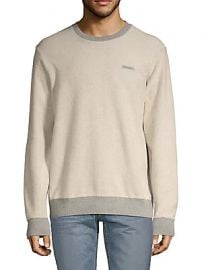 Ovadia  amp  Sons - Textured Cotton Sweatshirt at Saks Off 5th