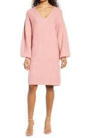 Oversize Long Sleeve Sweater Dress by Rachel Parcel at Nordstrom