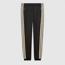 Oversize Technical Jersey Jogging Pant at Gucci