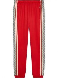 Oversize technical jersey jogging pant at Gucci