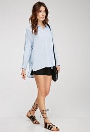 Oversized Collared Shirt  Forever 21 - 2000079564 at Forever 21