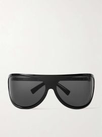 Oversized D-frame acetate sunglasses - black - One Size at Net a Porter