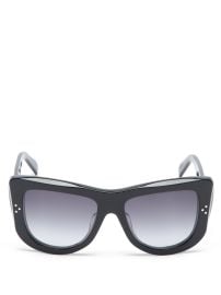 Oversized D-frame acetate sunglasses at Matches