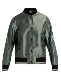 Oversized Patches Bomber Jacket at Browns