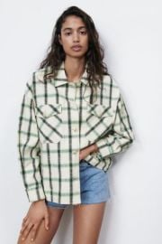 Oversized Plaid Shirt by Zara at Zara