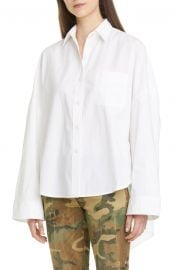 Oversized Poplin Shirt at Nordstrom