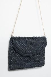 Oversized Raffia Clutch at Anthropologie