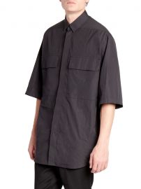 Oversized Short-Sleeve Shirt at Saks Fifth Avenue