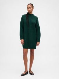 Oversized Turtleneck Mini Sweater Dress at GAP