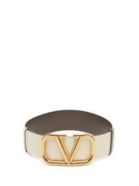 Oversized V-logo Leather Belt by Valentino at Matches