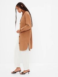 Oversized Wool Blend Shirt Jacket at GAP