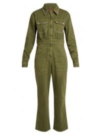 Oversized straight-leg cotton-blend jumpsuit at Matches