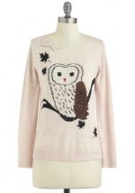 Owl sweater from Modcloth at Modcloth