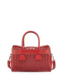 PACO RABANNE BOSTON CIRCLE-CUT LEATHER BAG at Bergdorf Goodman