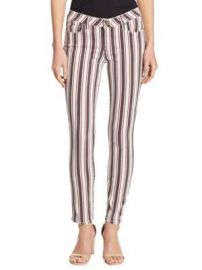 PAIGE - Verdugo Striped Ankle Skinny Jeans at Saks Fifth Avenue