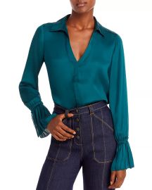 PAIGE Abriana Flare Cuff Shirt Bloomingdales at Bloomingdales