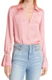 PAIGE Abriana Satin Blouse at Nordstrom