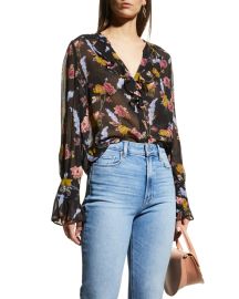 PAIGE Arianne Silk Blouse at Neiman Marcus