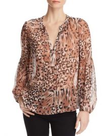 PAIGE Beretta Printed-Silk Blouse Women - Bloomingdale s at Bloomingdales