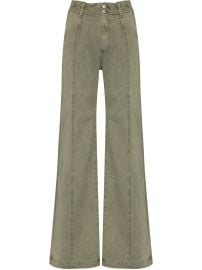 PAIGE Brooklyn wide-leg Trousers - at Farfetch