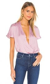 PAIGE Dijon Bodysuit in Fragrant Lilac from Revolve com at Revolve