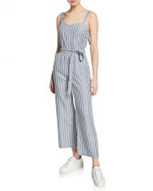 PAIGE Emma Striped Sleeveless Jumpsuit at Neiman Marcus