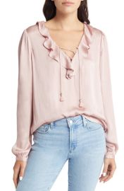 PAIGE Ilara Charmeuse Blouse at Nordstrom