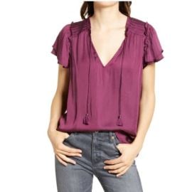 PAIGE Laramie Flutter Top   Bloomingdales at Bloomingdales