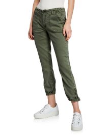 PAIGE Mayslie Cropped Jogger Pants at Neiman Marcus