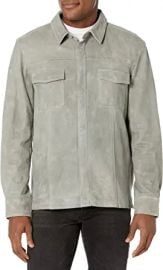 PAIGE Men39s Darrin Suede Overshirt Jacket at Mens Clothing store at Amazon