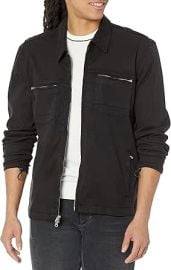 PAIGE Menx27s Cyrus Stretch Twill Utility Jacket at Mens Clothing store at Amazon