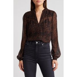 PAIGE Monika Crinkle Silk Top at Nordstrom