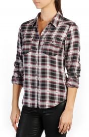 PAIGE Mya Plaid Shirt at Nordstrom