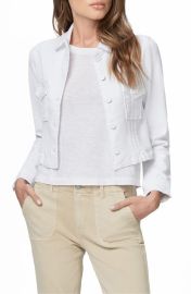 PAIGE Pacey Crop Denim Jacket at Nordstrom