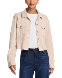 PAIGE Pacey Cropped Denim Jacket Bloomingdales at Bloomingdales